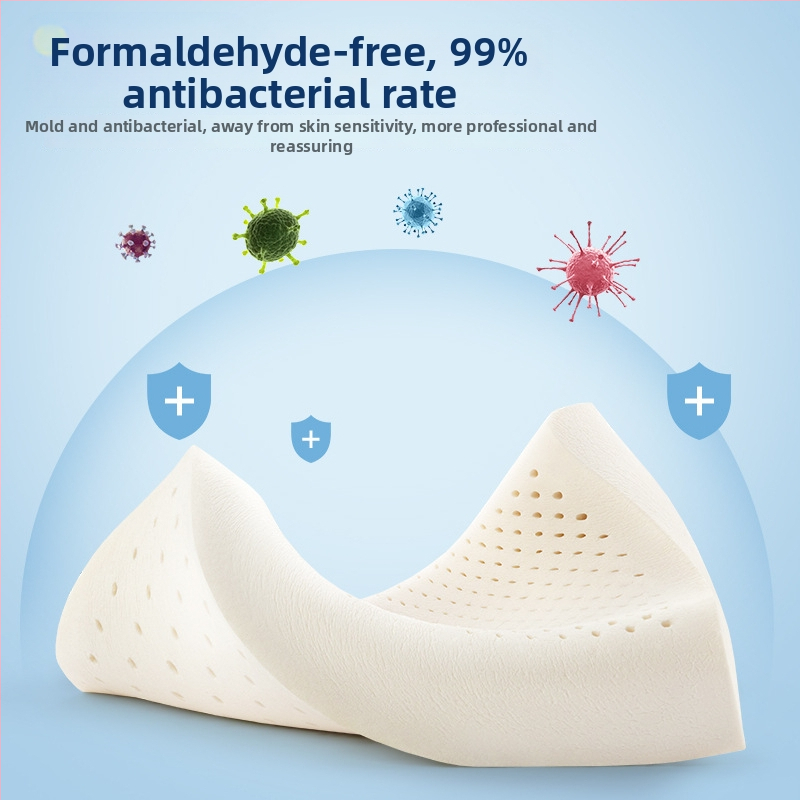 Detský latexový vankúš – obdĺžnikový tvar, prírodný latex, obsah latexu 90% a viac, poťah z čistej bavlny, vhodný pre deti a dojčatá