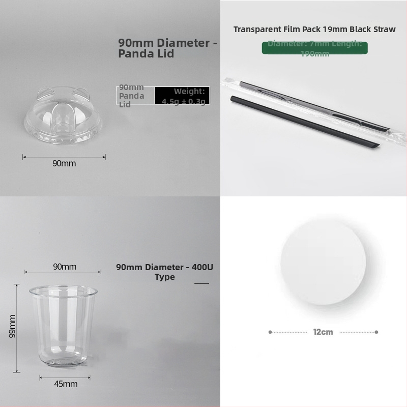 Pahar PET de unică folosință cu capac plat, formă ovală, capacitate 301–400 ml, imprimare personalizabilă