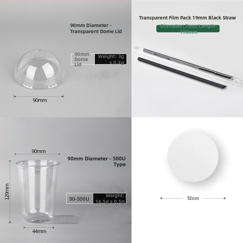 Pahar PET de unică folosință cu capac plat, formă ovală, capacitate 301–400 ml, imprimare personalizabilă