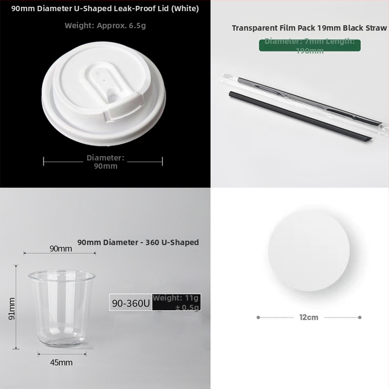 Pahar PET de unică folosință cu capac plat, formă ovală, capacitate 301–400 ml, imprimare personalizabilă