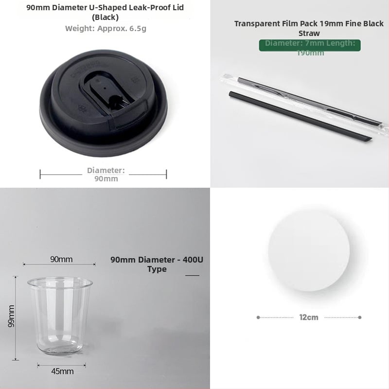 Pahar PET de unică folosință cu capac plat, formă ovală, capacitate 301–400 ml, imprimare personalizabilă