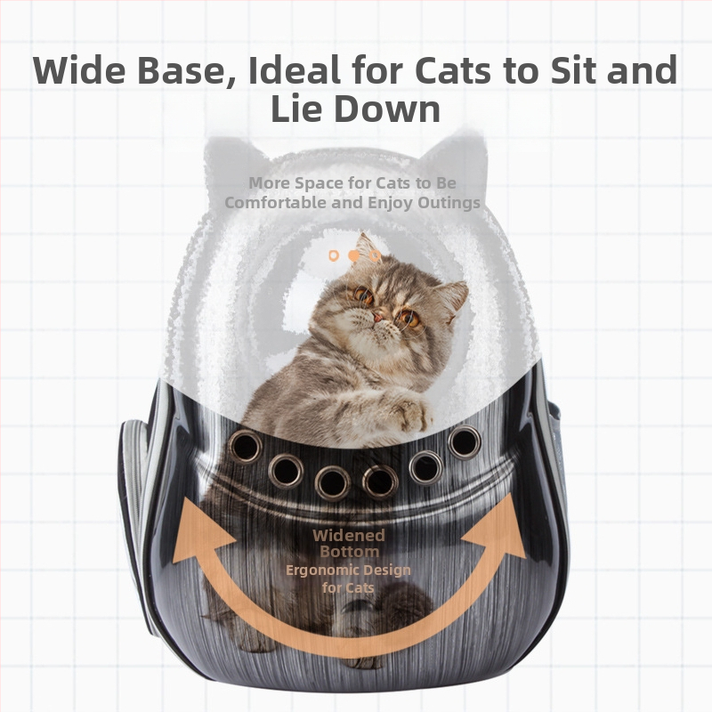 Batoh pre domáce zvieratá na vychádzky — nylon, kapacita 55 l, stredná tvrdosť, Suijie bag