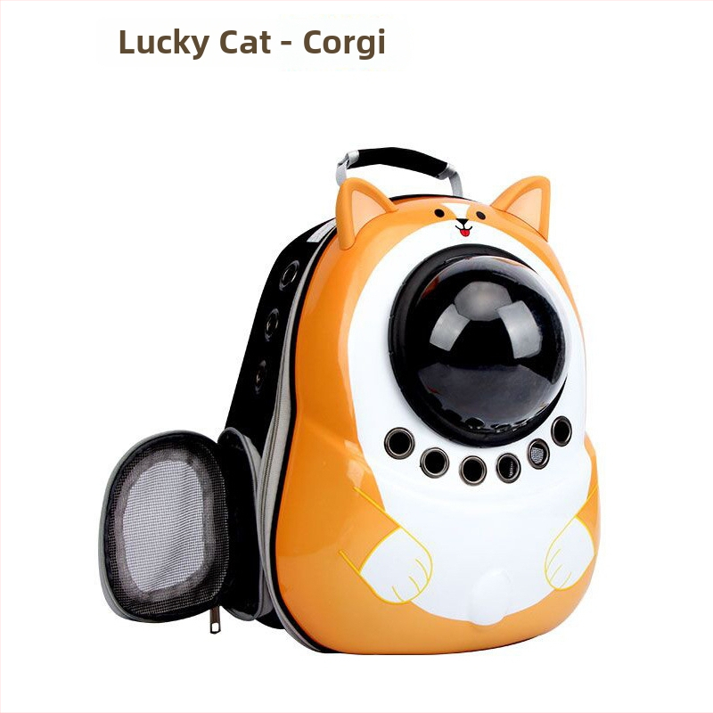 Rucsac pentru animale de companie pentru ieșiri — nylon, capacitate 55L, rigiditate medie, Suijie bag