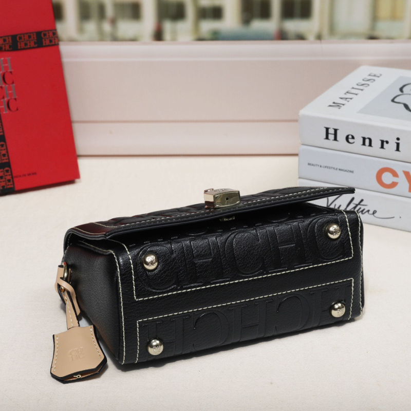 CHHC ženska crossbody torba – horizontalni kvadratni oblik, PU materijal, PU podstava, zatvoren otvor, džep na zip i džep za mobitel, 3D konstrukcija, proljeće 2025