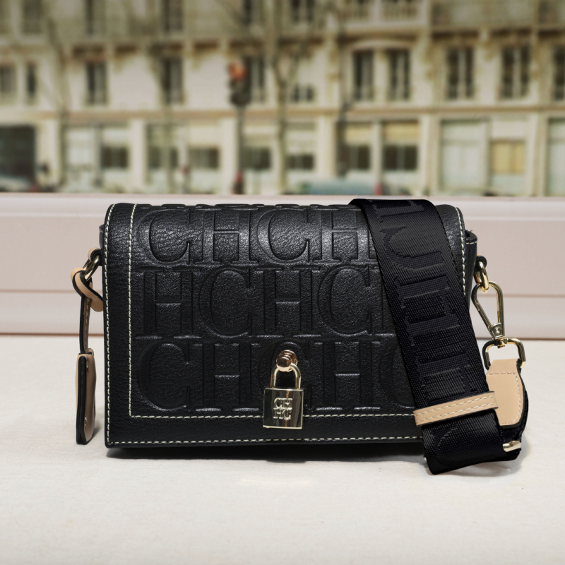 CHHC ženska crossbody torba – horizontalni kvadratni oblik, PU materijal, PU podstava, zatvoren otvor, džep na zip i džep za mobitel, 3D konstrukcija, proljeće 2025