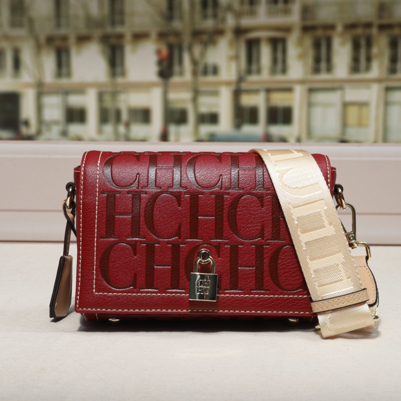 CHHC ženska crossbody torba – horizontalni kvadratni oblik, PU materijal, PU podstava, zatvoren otvor, džep na zip i džep za mobitel, 3D konstrukcija, proljeće 2025