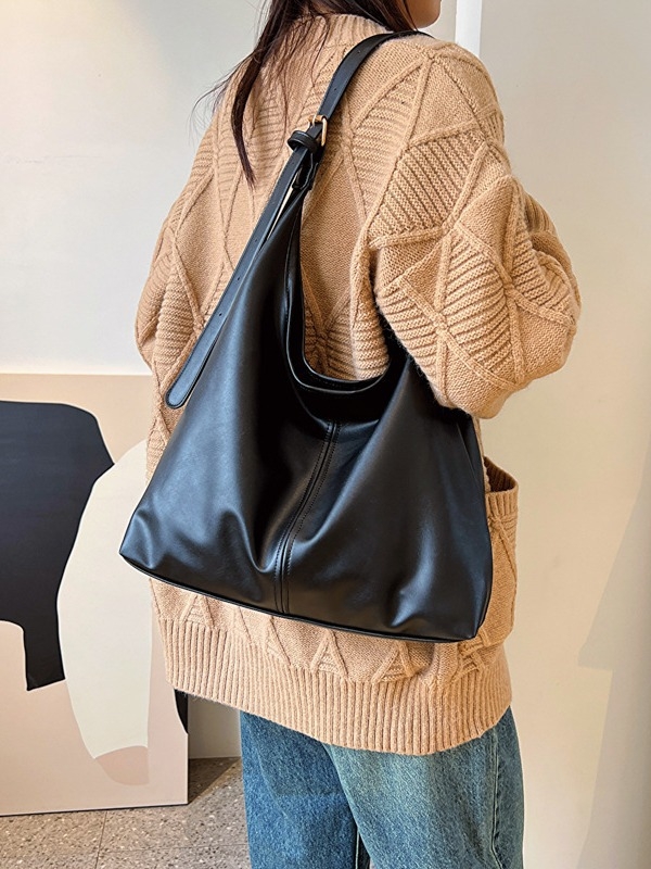 Τσάντα tote σε στυλ Cross-Border Trend, PU δέρμα, σχήμα κουβά, μαγνητικό κλείσιμο, με εσωτερικά διαμερίσματα