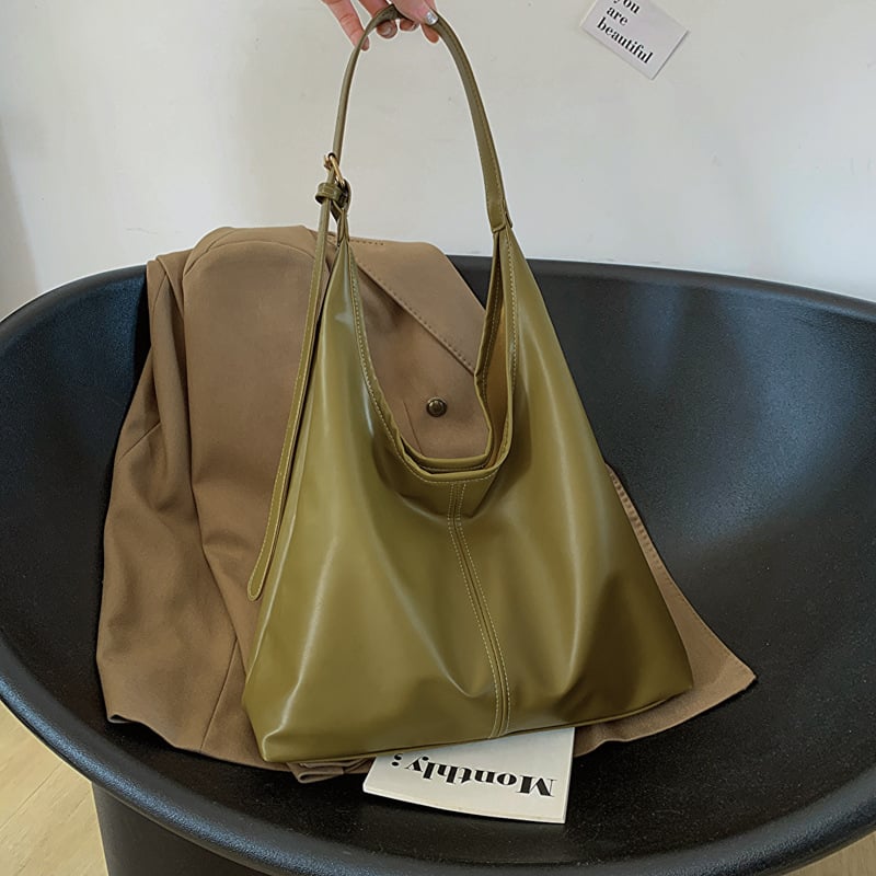 Τσάντα tote σε στυλ Cross-Border Trend, PU δέρμα, σχήμα κουβά, μαγνητικό κλείσιμο, με εσωτερικά διαμερίσματα