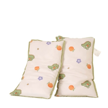 Βρεφικό μαξιλάρι από 100% βαμβάκι, ορθογώνιο σχήμα, γέμισμα 95% βαμβάκι (5% άλλες ίνες), κάλυμμα από καθαρό βαμβάκι, για παιδιά έως 6 ετών, ζεύγος