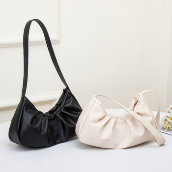 Torba ispod pazuha, PU materijal, dumpling stil, zatvarač, poliester podstava