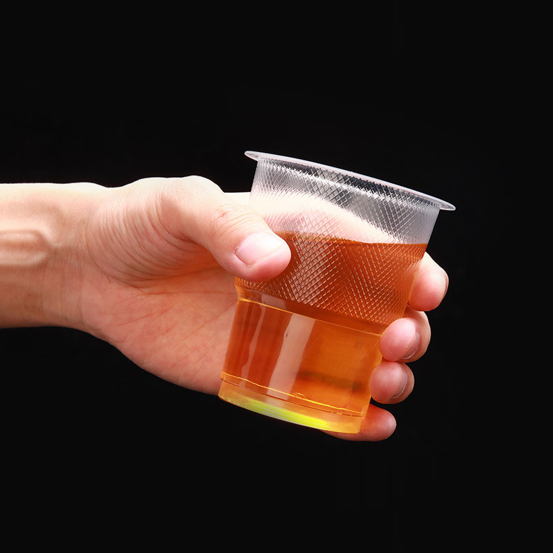 Pahare de băut din PP, biodegradabile, 1000 buc., de unică folosință, pentru ceai cu lapte și băuturi