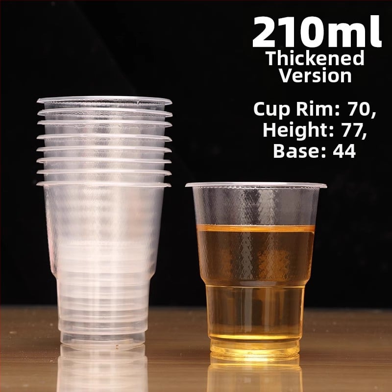 Pahare de băut din PP, biodegradabile, 1000 buc., de unică folosință, pentru ceai cu lapte și băuturi