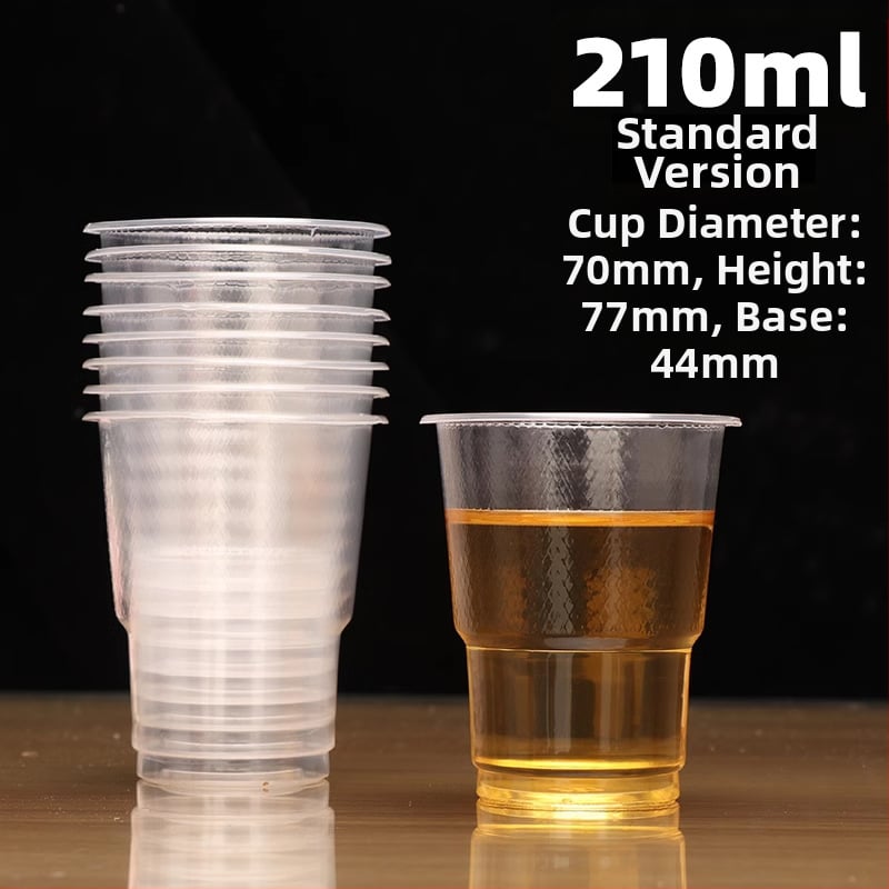 Pahare de băut din PP, biodegradabile, 1000 buc., de unică folosință, pentru ceai cu lapte și băuturi