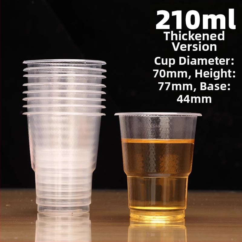 Pahare de băut din PP, biodegradabile, 1000 buc., de unică folosință, pentru ceai cu lapte și băuturi