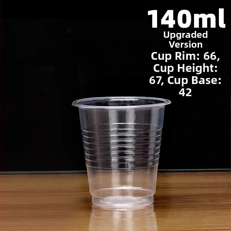 Pahare de băut din PP, biodegradabile, 1000 buc., de unică folosință, pentru ceai cu lapte și băuturi