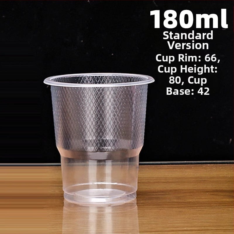 Pahare de băut din PP, biodegradabile, 1000 buc., de unică folosință, pentru ceai cu lapte și băuturi