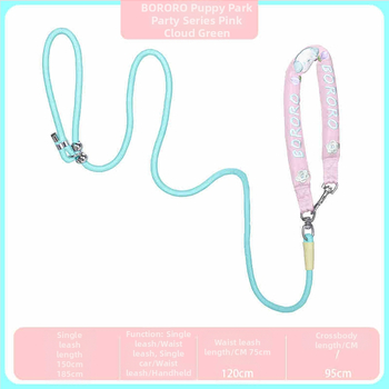 Кучешка каишка за разходка с експлозивно-устойчиво P-лента, полиестер, марка Bororo/baolele – въже за дресировка