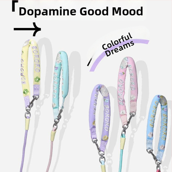 Кучешка каишка за разходка с експлозивно-устойчиво P-лента, полиестер, марка Bororo/baolele – въже за дресировка