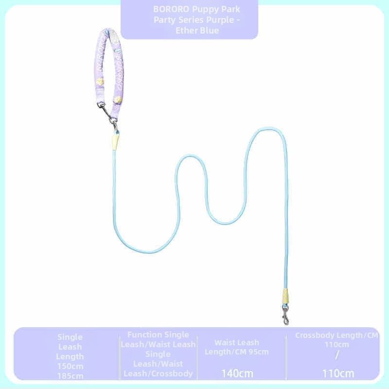 Кучешка каишка за разходка с експлозивно-устойчиво P-лента, полиестер, марка Bororo/baolele – въже за дресировка
