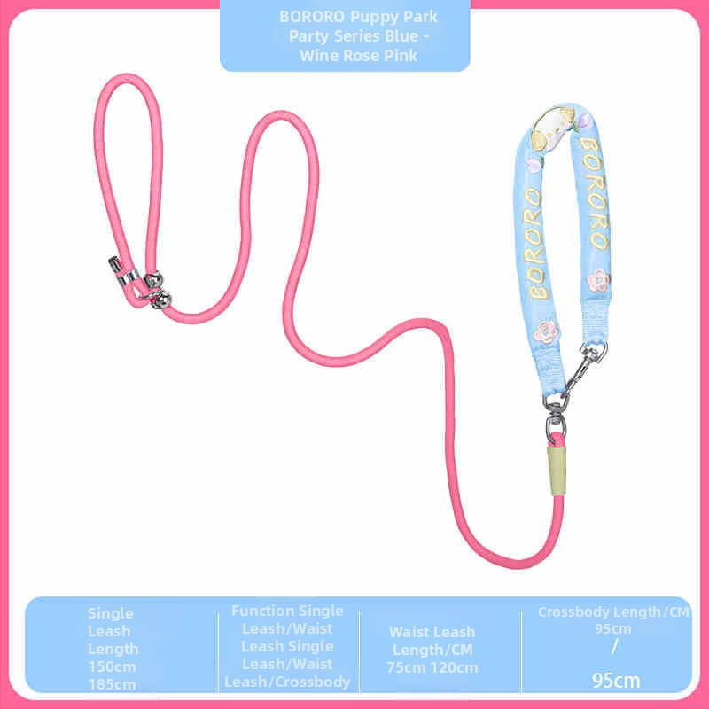 Кучешка каишка за разходка с експлозивно-устойчиво P-лента, полиестер, марка Bororo/baolele – въже за дресировка