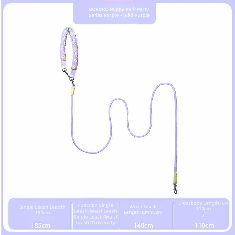 Кучешка каишка за разходка с експлозивно-устойчиво P-лента, полиестер, марка Bororo/baolele – въже за дресировка