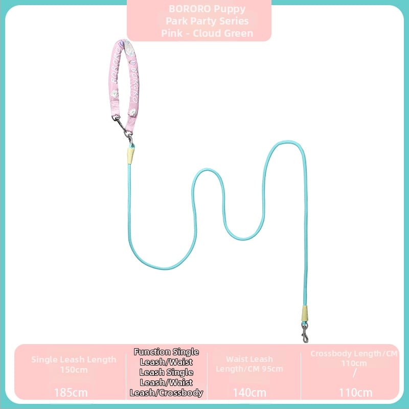 Кучешка каишка за разходка с експлозивно-устойчиво P-лента, полиестер, марка Bororo/baolele – въже за дресировка