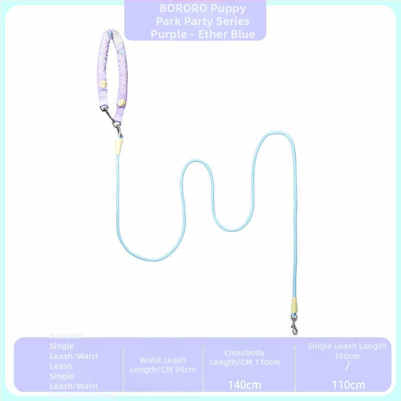Кучешка каишка за разходка с експлозивно-устойчиво P-лента, полиестер, марка Bororo/baolele – въже за дресировка