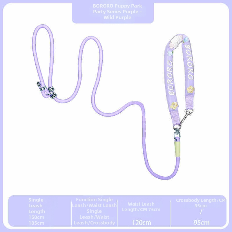Кучешка каишка за разходка с експлозивно-устойчиво P-лента, полиестер, марка Bororo/baolele – въже за дресировка