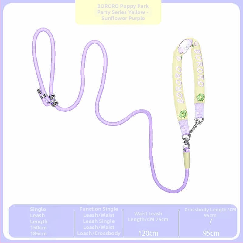 Кучешка каишка за разходка с експлозивно-устойчиво P-лента, полиестер, марка Bororo/baolele – въже за дресировка