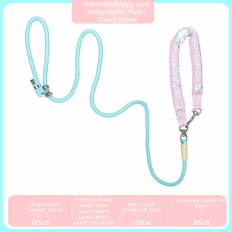 Кучешка каишка за разходка с експлозивно-устойчиво P-лента, полиестер, марка Bororo/baolele – въже за дресировка