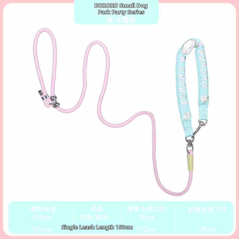 Кучешка каишка за разходка с експлозивно-устойчиво P-лента, полиестер, марка Bororo/baolele – въже за дресировка