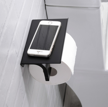 WC papírtartó 304 rozsdamentes acélból, elektroplatált felülettel, Anchensen márka, modern minimalista stílus