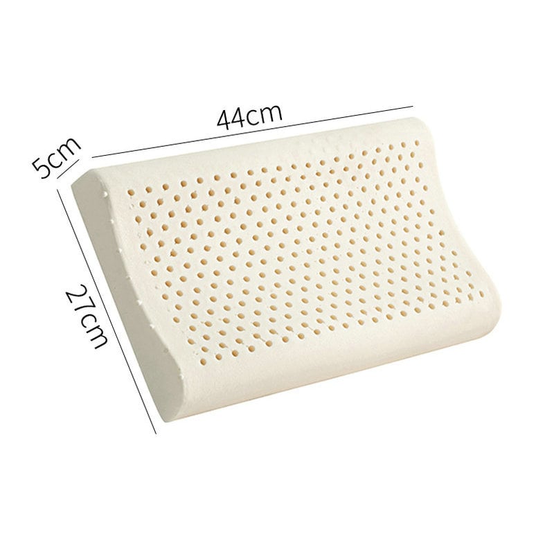 Латексова възглавница ROYAL KNIGHT, естествен латекс 90%+, правоъгълна форма, тегло 1,5–2 кг, плетена тъкан