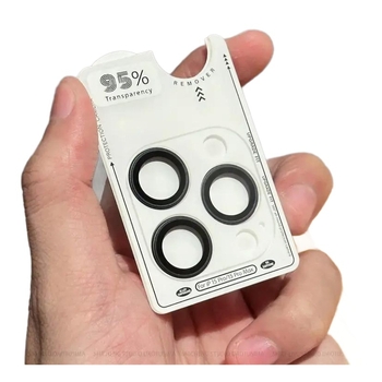 Protecție de lentilă din sticlă temperată pentru iPhone 11–14 Pro/Max (HD, rezistent la explozie, rezistent la praf, anti-amprentă, anti-cădere)