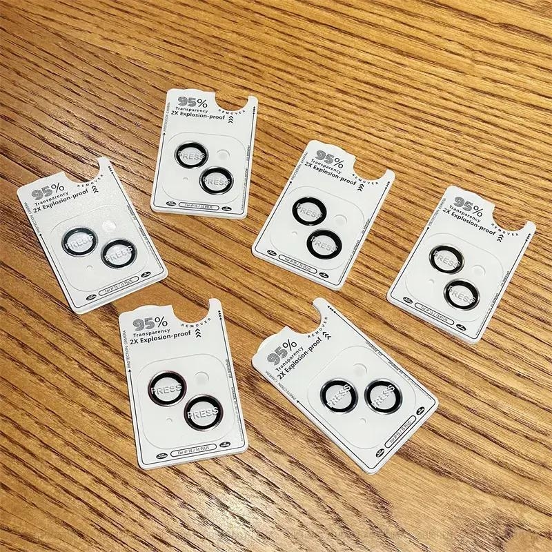 Protecție de lentilă din sticlă temperată pentru iPhone 11–14 Pro/Max (HD, rezistent la explozie, rezistent la praf, anti-amprentă, anti-cădere)