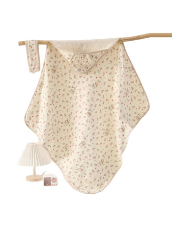 Deka za grljenje novorođenčadi, 100% pamuk izvana i punjenja, sve sezone, karikaturni uzorak, sigurnost klase A