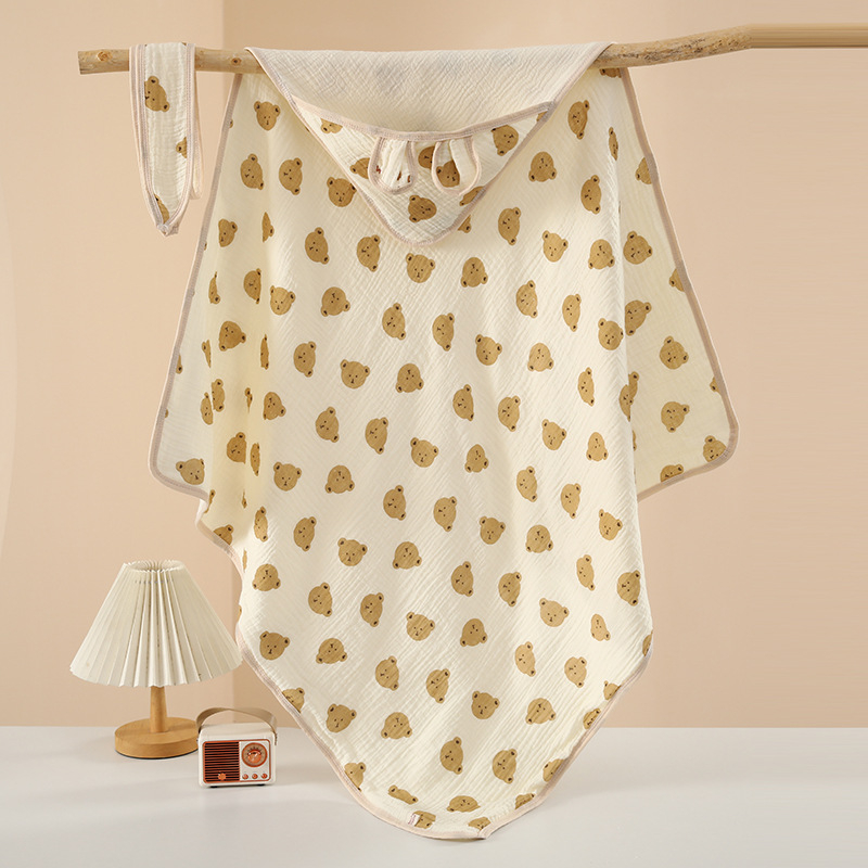 Deka za grljenje novorođenčadi, 100% pamuk izvana i punjenja, sve sezone, karikaturni uzorak, sigurnost klase A