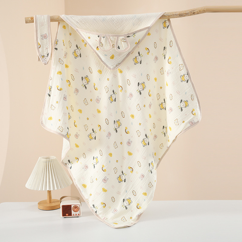 Deka za grljenje novorođenčadi, 100% pamuk izvana i punjenja, sve sezone, karikaturni uzorak, sigurnost klase A