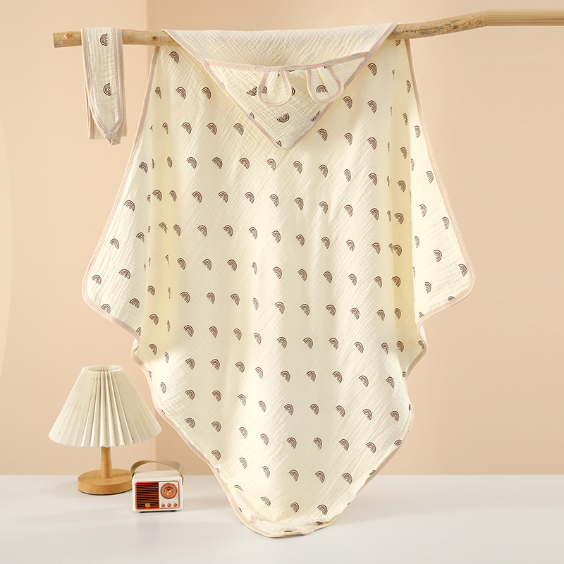 Deka za grljenje novorođenčadi, 100% pamuk izvana i punjenja, sve sezone, karikaturni uzorak, sigurnost klase A