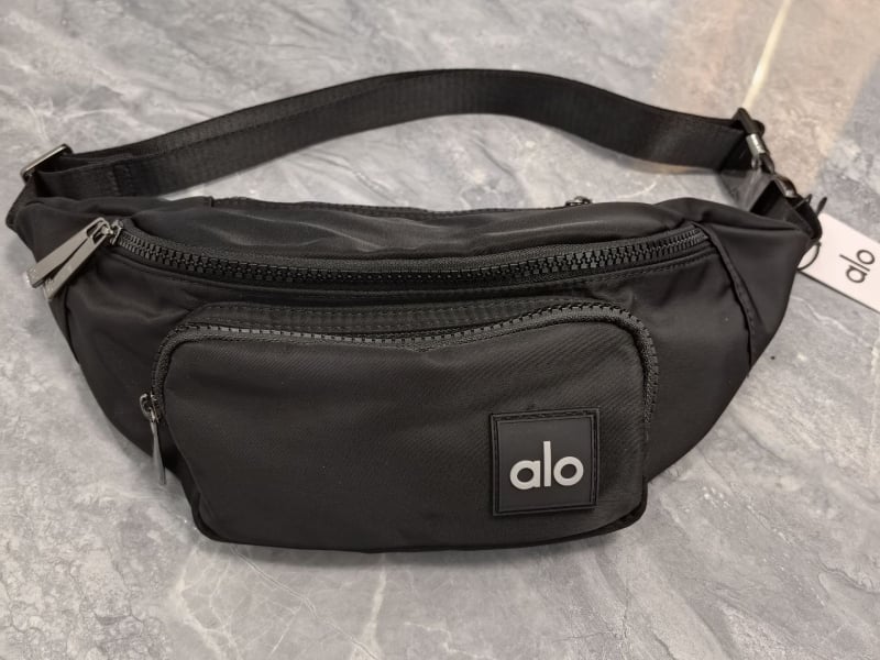Aloyoga Nylon torba za pojas za putovanja, zatvaranje na zip, podstava od najlona, Unisex