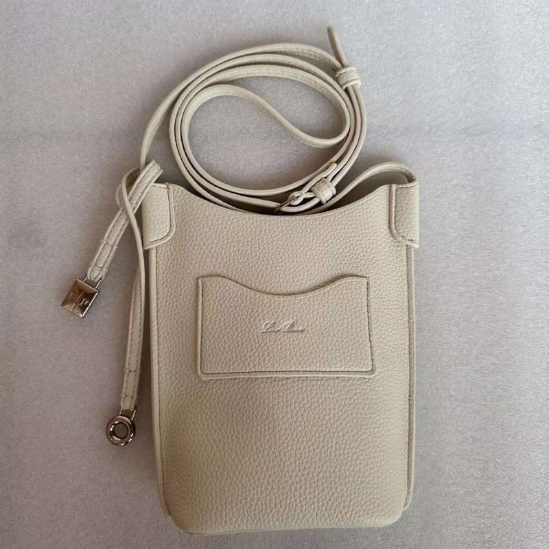 PU crossbody torbica za telefon s vertikalnim kvadratnim oblikom, poliester podstava, jedna naramenica