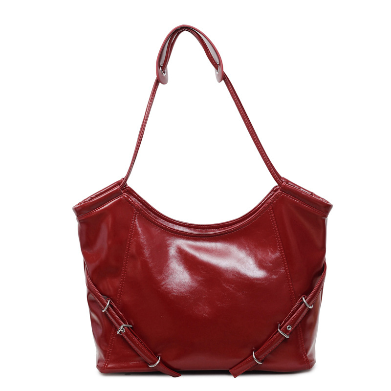 Torba preko ramena, gradski street style, PU materijal, pravokutni oblik, zatvarač, poliester podstava