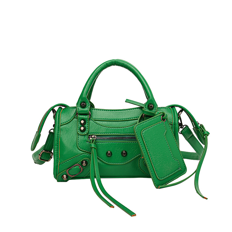 Ženska motociklistička torbica, PU materijal, horizontalni kvadratni oblik, zatvarač, pretinac za mobilni telefon