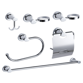 Walt set za kupaonicu od cinkove legure s elektroplatiranjem, 6-dijelni ili više, stil Light Luxury