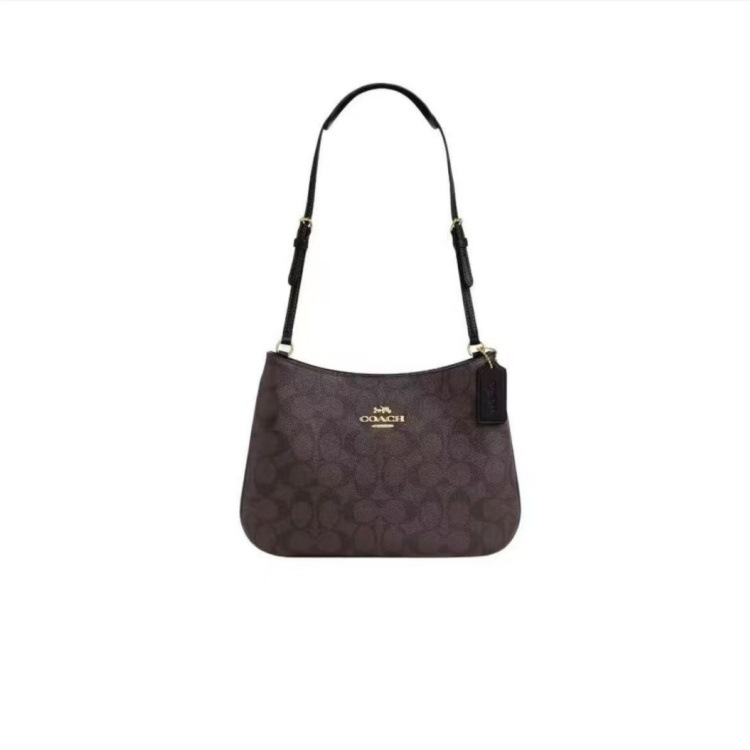 Hobo torba PVC, uspravni kvadratni oblik, zatvarač, poliester podstava, dvostruka naramenica