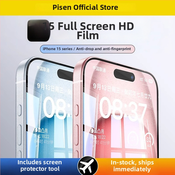 Pisen folie de protecție a ecranului din sticlă temperată HD pentru iPhone 13/13 Pro/Max și iPhone 14/14 Pro/Max