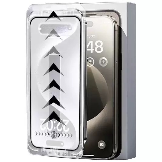 Zaštita zaslona od kaljenog stakla za Apple — Visoka razlučivost, Anti-Peep