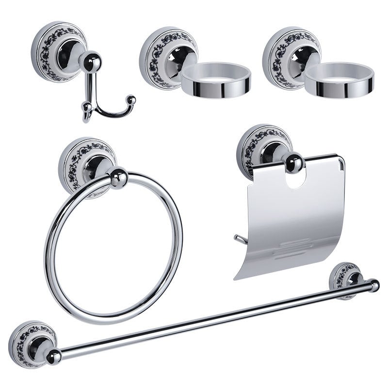 Set dodataka za kupaonicu | cinkova legura | elektroplatiranje završna obrada | šestodijelni set | Walt