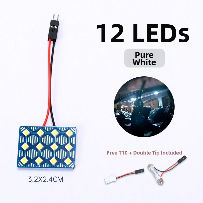 24V autó olvasólámpa 5730 SMD magas fényerővel, 1080–1500 lm, 0,5 W, anyag: vastag üvegszálas tábla