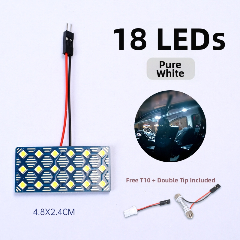 24V autó olvasólámpa 5730 SMD magas fényerővel, 1080–1500 lm, 0,5 W, anyag: vastag üvegszálas tábla